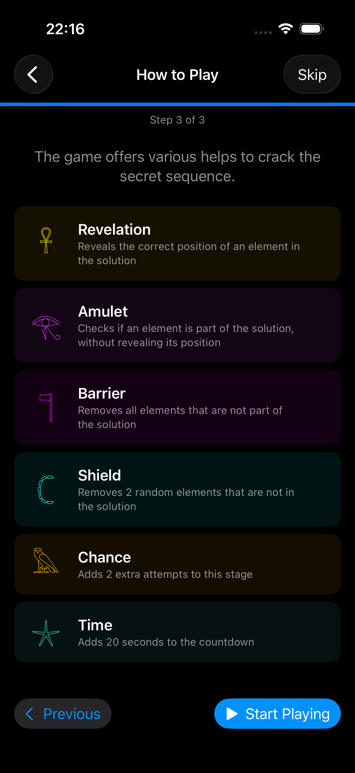 How to play screenshot