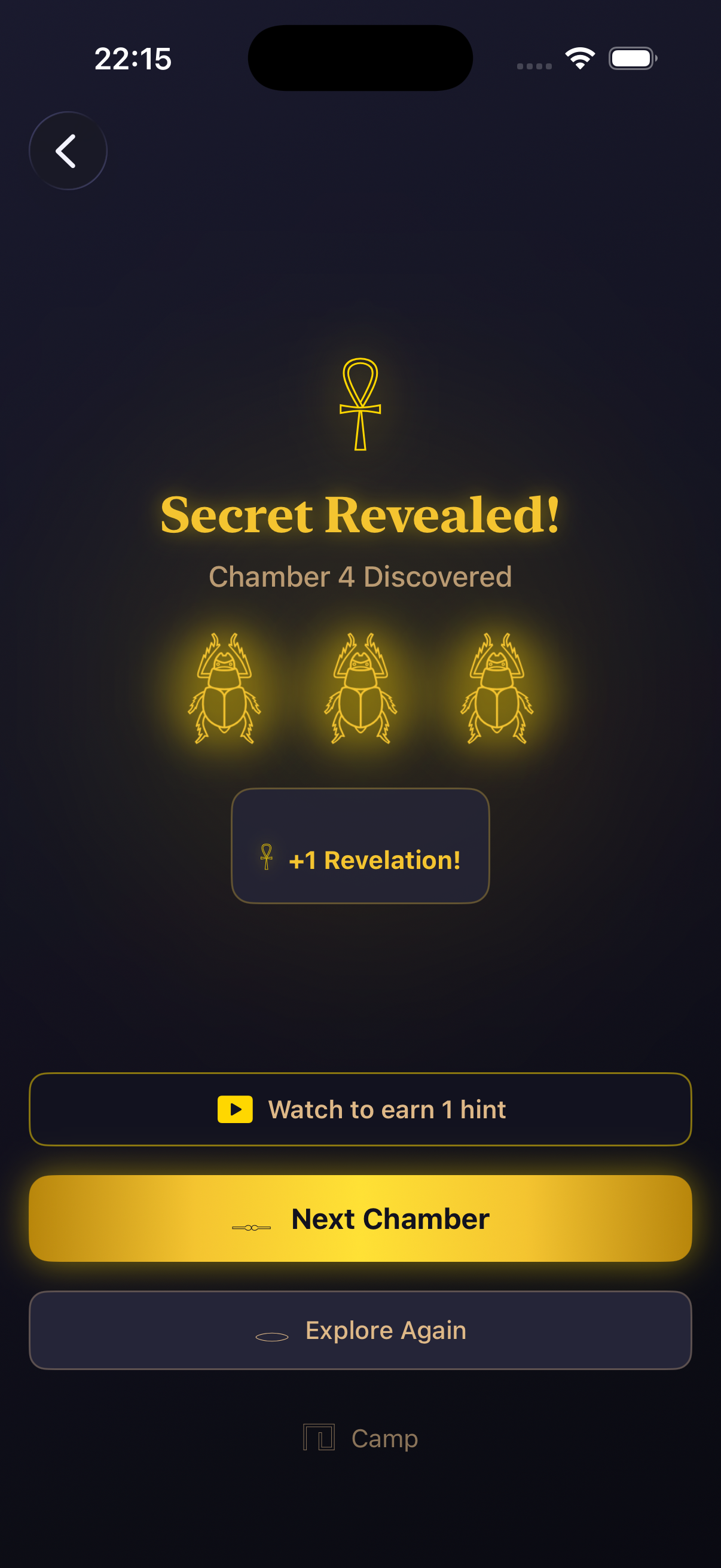 Secret revealed screenshot